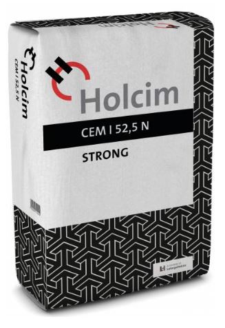 cement p52.5 N Holcim 25kg (64z/p)