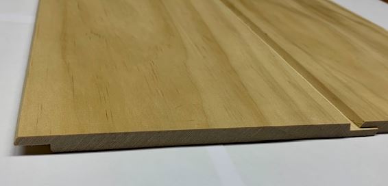 planch.n°09 semi chevauchement accoya 10x195mm (5.55mc/m²)