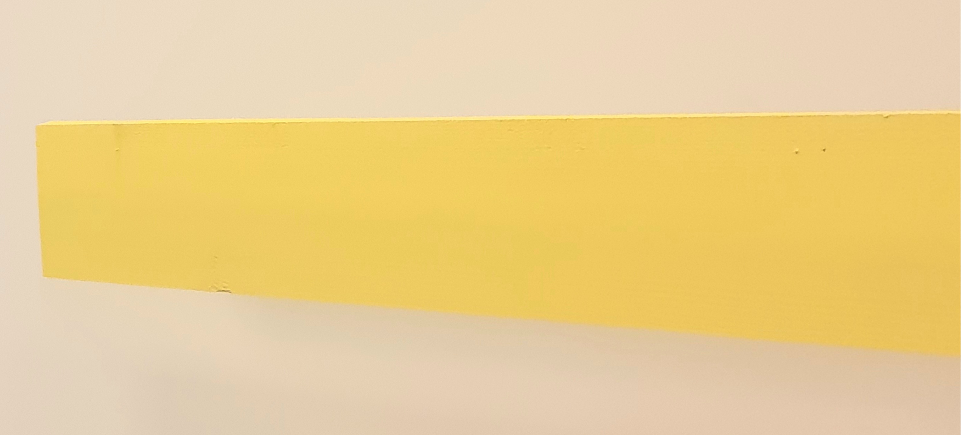 planche de sécurité 32x116mm jaune ral 1018 l=2.70m