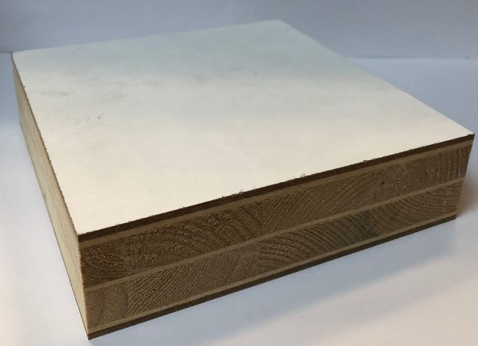 mdf pan.bloc blanc 40mm (9-COUCHES) 2.60x2.07m (10pl/p)
