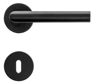 HDD deurkruk Pro I shape 19mm R + E zwart