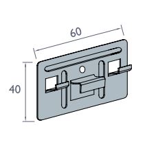 cedral click clips & schroef (250st/ds)(10st/m²)