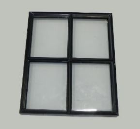 raam zwart vast 500x600mm
