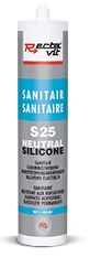 rectavit s25 sanitaire silicone transparant 310ml