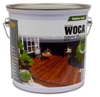 woca exterior oil 2.5l wit